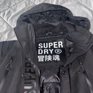 Superdry Charcoal Raincoat